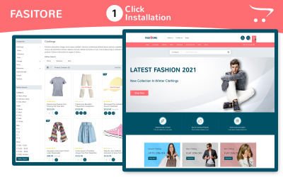 Fasitore - Modelo Opencart de Roupas e Loja de Moda