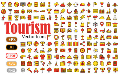 Icono de Vector de turismo y viajes