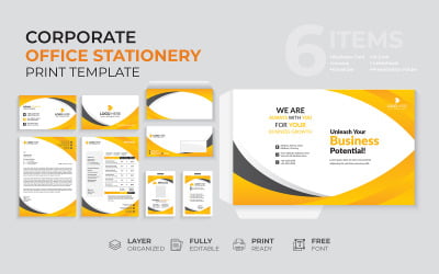 Modern Stationery Business Pack - Corporate Identity Template