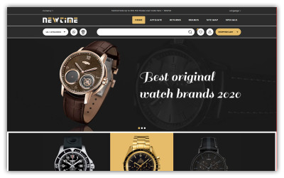 Newtime - Šablona OpenCart obchodu Watch