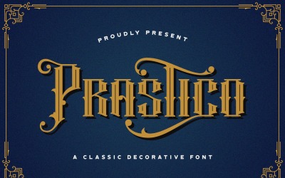 Prastico - Blackletter betűtípus