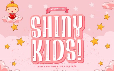Shiny Kids - Lekfull displayteckensnitt