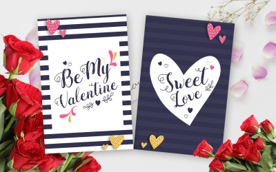 Valentine&#039;s Day Card - Corporate Identity Template