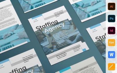 Multipurpose Staffing Agency Flyer - Corporate Identity Template