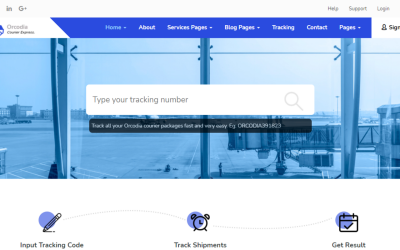 Reszponzív Orcodia - Courier & Delivery Service Mordern HTML Template Weboldal sablon 172078