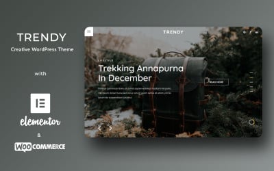 Trendy - Creatieve mode handtas WordPress-thema