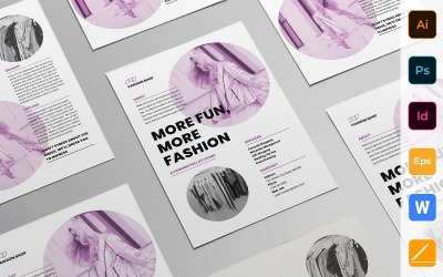 Creative Fashion Shop Flyer - Corporate Identity Template