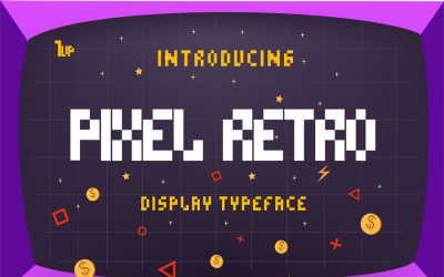 Pixel Retro teckensnitt