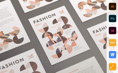 Professional Fashion Show Flyer - Corporate Identity Template