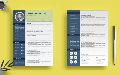 Christina Bella - Curriculum per graphic designer