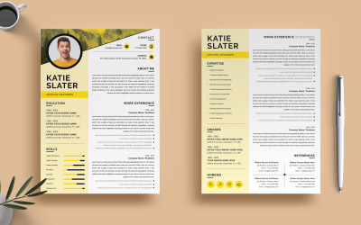 Katie Slater - CV projektanta graficznego