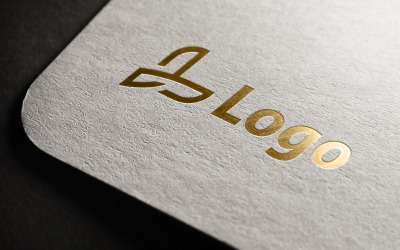 Plantilla de logotipo mínimo L Bird