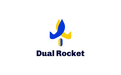 Rakete - Dual Rocket Logo