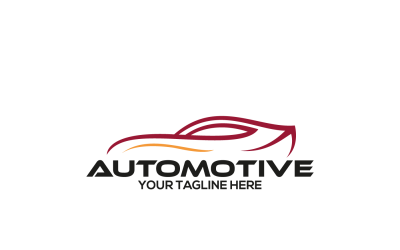 Red Automotive Logo Template