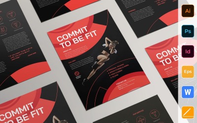 Creative Personal Trainer Flyer Corporate Template