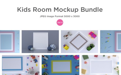 Kids Room Frame Mockups Vol - 4