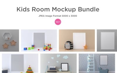 Kids Room Frame product mockups Vol - 1