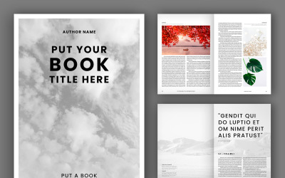 Mise en page de livre (48 pages) (A4 + US) Modèles de magazines