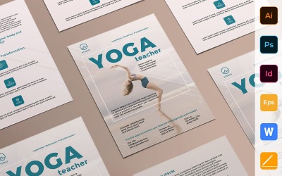 Multipurpose Yoga Instructor Flyer Corporate Template