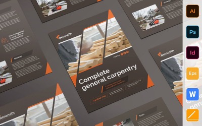 Ready-to-use Carpenter Flyer Corporate Template