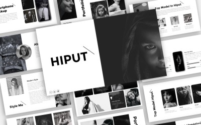 "Hiput - Fashion Presentation PowerPoint Template" PowerPoint Template №172417