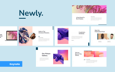 Newly Minimal - szablon Keynote