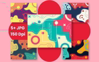 Conception de fond abstrait couleur liquide