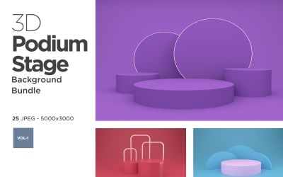 Подиум и сценический дизайн Set Vol-1 Background
