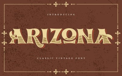 Arizona | Klasické vintage písmo