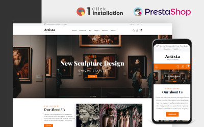Artista - Kunstgalerie Store PrestaShop Theme