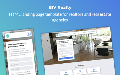 Realty - HTML Landing Page Template For Realtors