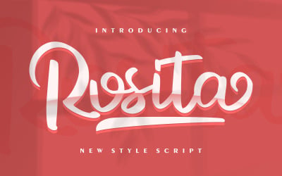 Rosita | Fuente cursiva de estilo nuevo