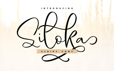 Siloka | Carattere corsivo