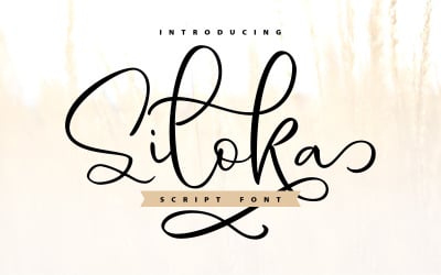 Siloka |草书字体