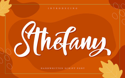 Sthefany | Fonte cursiva manuscrita