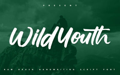 Wildyouth | Pensel handskrift kursivt teckensnitt