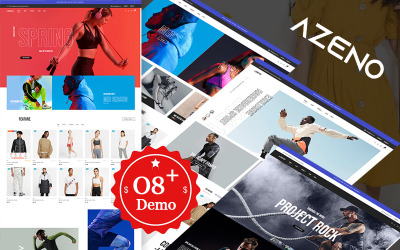 Azeno Elementor – Moda ve Spor Mağazası Prestashop Teması