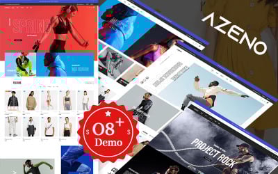 Azeno Elementor – Prestashop-thema van de mode- en sportwinkel