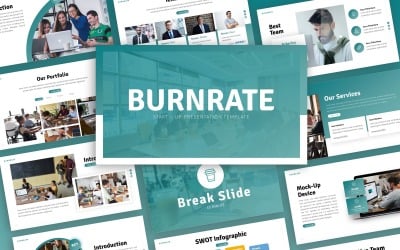 Burnrate - Универсальный шаблон для запуска PowerPoint
