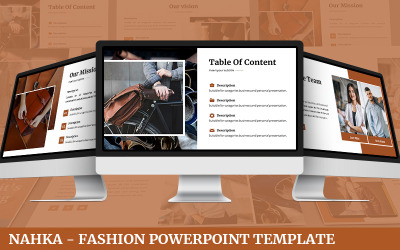 Nahka - Fashion Шаблоны презентаций PowerPoint