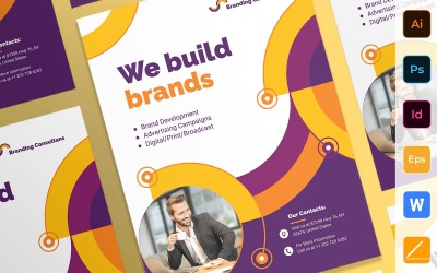 Professional Branding Consultant Poster Corporate Template