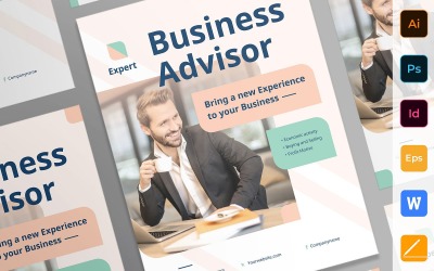 Professional Business Advisor Poster Corporate Template