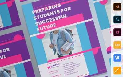 Professional Education Poster Corporate Identity Template