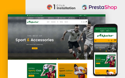 Aspero Sportbolt PrestaShop téma