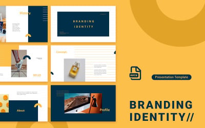 Branding Identity Szablon programu PowerPoint