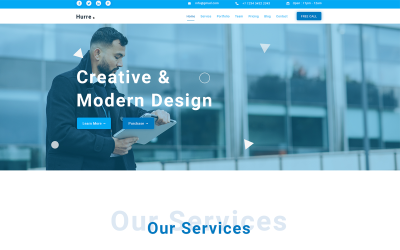 Hurre-Consulting & Business Multipurpose Website template