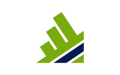 Szablon Logo rozwiązania biznesowego