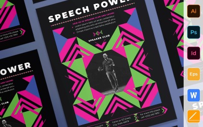 Multipurpose Speaker Poster Corporate Identity Template