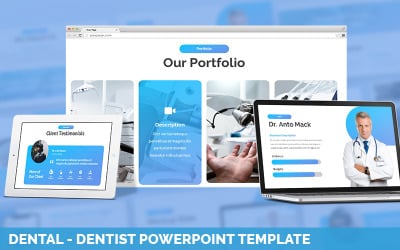 Dental - Dentist Шаблоны презентаций PowerPoint