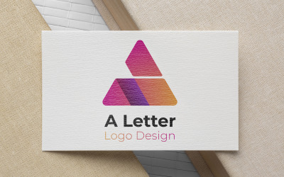 Design de logotipo criativo de um alfabeto de letras